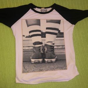 Long sleeve converse tee